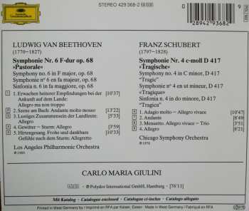 CD Ludwig van Beethoven: Symphonie Nr. 6 »Pastorale« / Symphonie Nr. 4 »Tragische«