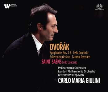4SACD Carlo Maria Giulini: Dvorak: Syms 7-9 Vc Con Saint-saens: Vc Con