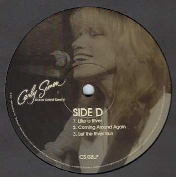 2LP Carly Simon: Live At Grand Central