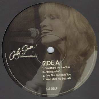 2LP Carly Simon: Live At Grand Central
