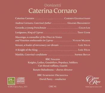 2CD/Box Set David Parry: Caterina Cornaro