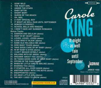 CD Carole King: It Might As Well Rain Until September