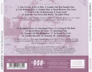 CD Carole King: One To One / Speeding Time