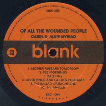 LP Carrl & Janie Myriad: Of All The Wounded People...