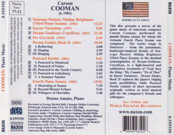 CD Carson Cooman: Piano Music