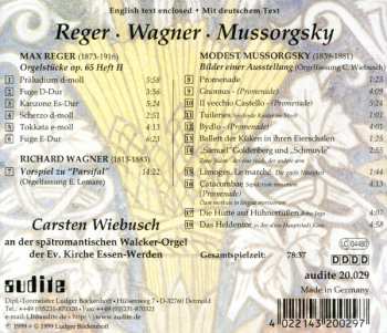 CD Carsten Wiebusch: Reger • Wagner • Mussorgsky