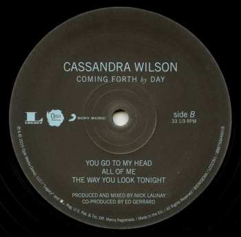 2LP Cassandra Wilson: Coming Forth By Day