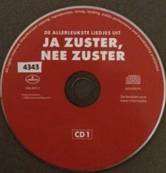 2CD Cast Of "Ja Zuster, Nee Zuster": De Allerleukste Liedjes Uit Ja Zuster, Nee Zuster - Originele Versies Uit De VARA televisie Serie