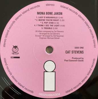 LP Cat Stevens: Mona Bone Jakon