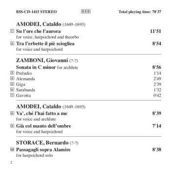CD Lars Ulrik Mortensen: Cataldo Amodei
