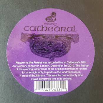 2LP Cathedral: Return To The Forest (Live) LTD