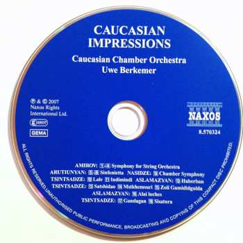 CD Caucasian Chamber Orchestra: Caucasian Impressions: Works For String Orchestra