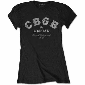 Merch Cbgb: Dámske Tričko Classic Logo Cbgb 