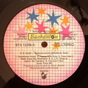 LP C.C. Catch: Welcome To The Heartbreak Hotel