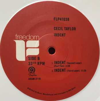 LP Cecil Taylor: Indent LTD | CLR