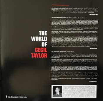 LP Cecil Taylor: The World Of Cecil Taylor