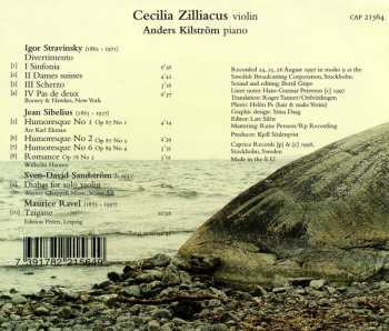 CD Cecilia Zilliacus: Violin