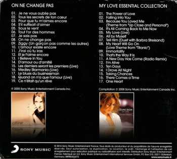 2CD/Box Set Céline Dion: On Ne Change Pas / My Love Essential Collection