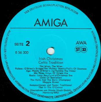 LP Celtic Tradition: An Irish Christmas Album