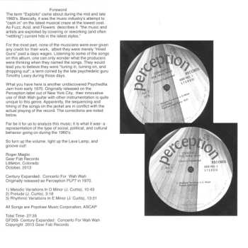 CD Century Expanded: Concerto For Wah Wah 