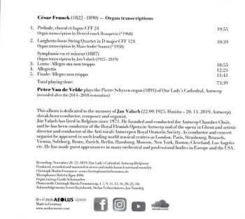 SACD César Franck: César Franck Transcriptions For Organ DIGI