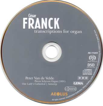 SACD César Franck: César Franck Transcriptions For Organ DIGI