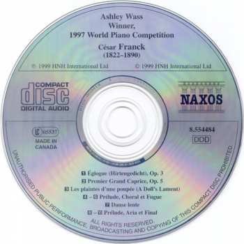 CD César Franck: Music for Piano
