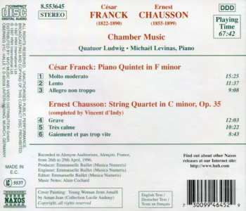 CD César Franck: Piano Quintet / String Quartet