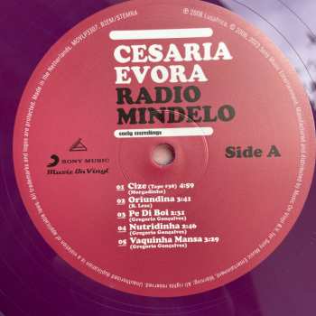 2LP Cesaria Evora: Radio Mindelo (Early Recordings) CLR | LTD | NUM