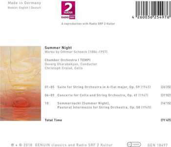 CD Christoph Croise: Works By Othmar Schoeck