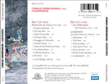 2CD Charles Amirkhanian: Loudspeakers