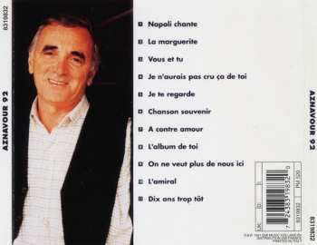 CD Charles Aznavour: Aznavour 92