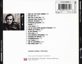 CD Charles Aznavour: Idiote Je T'aime...