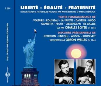 CD Orson Welles: Liberté Egalité Fraternité