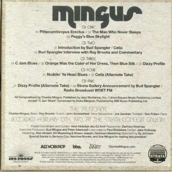 5CD/Box Set Charles Mingus: Jazz In Detroit / Strata Concert Gallery / 46 Selden DLX