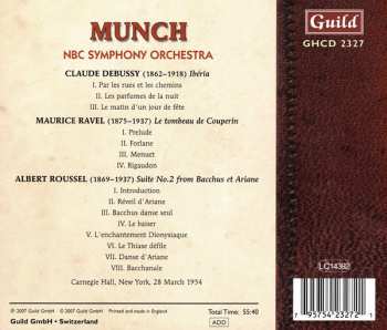 CD Claude Debussy: Ibéria / Le Tombeau De Couperin / Bacchus Et Ariane Suite No. 2