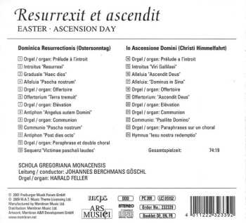 CD Harald Feller: Resurrexit Et Ascendit DIGI