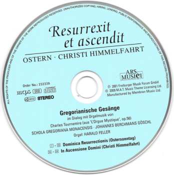 CD Harald Feller: Resurrexit Et Ascendit DIGI