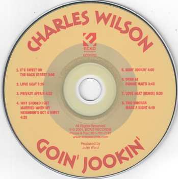 CD Charles Wilson: Goin’ Jookin’