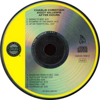 CD Dizzy Gillespie: After Hours