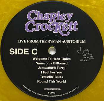 2LP Charley Crockett: Live From The Ryman Auditorium CLR