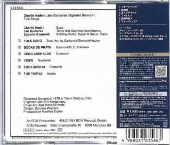 CD Charlie Haden: Folk Songs LTD