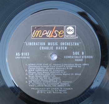 LP Charlie Haden: Liberation Music Orchestra