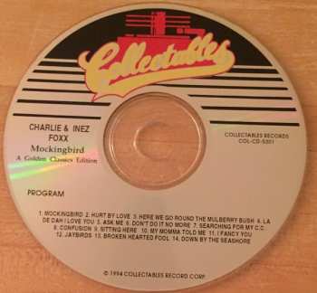 CD Inez And Charlie Foxx: Mockingbird (A Golden Classics Edition)