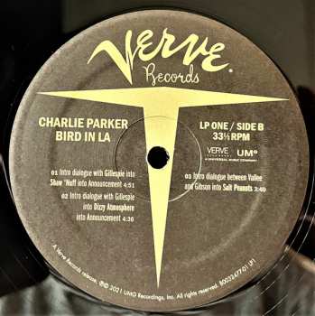 4LP/Box Set Charlie Parker: Bird In LA