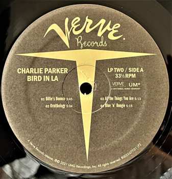 4LP/Box Set Charlie Parker: Bird In LA