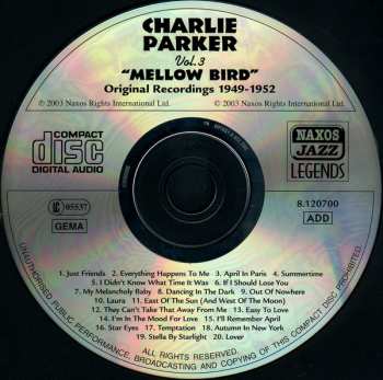 CD Charlie Parker: Mellow Bird With Strings