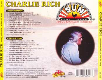 CD Charlie Rich: Lonely Weekends / A Time For Tears
