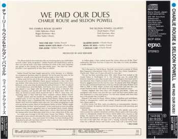 CD Charlie Rouse: We Paid Our Dues! LTD