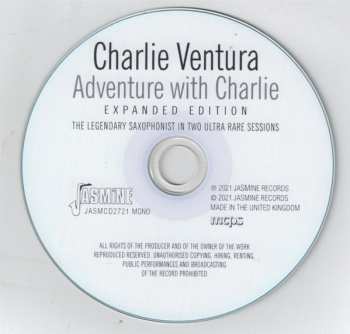 CD Charlie Ventura: Adventure With Charlie